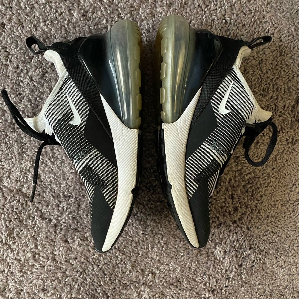 Nike Air Max 270. Worn but still in good condition. Size 5.5Y